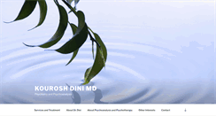 Desktop Screenshot of kouroshdinimd.com