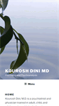 Mobile Screenshot of kouroshdinimd.com